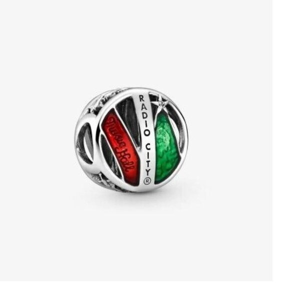 Auth Pandora *RETIRED* Sterling Silver RADIO CITY MUSIC HALL Charm 797549ENMX - Picture 6 of 11